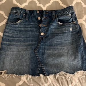 Madewell Jean Skirt